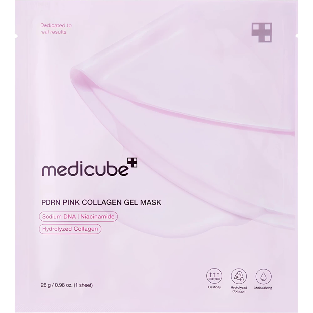 Medicube PDRN Pink Masca Hidrogel Roz - Fermitate si Hidratare Intensiva, 28 gr
