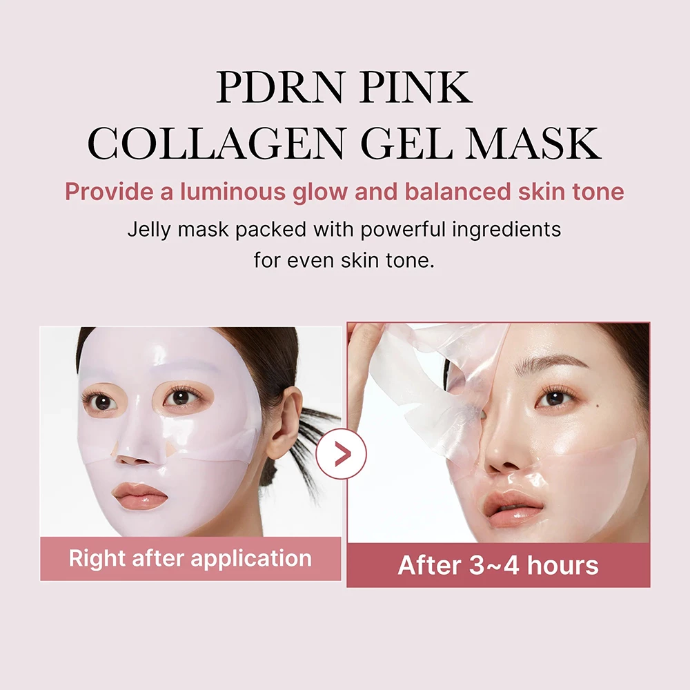 Medicube PDRN Pink Masca Hidrogel Roz - Fermitate si Hidratare Intensiva, 28 gr