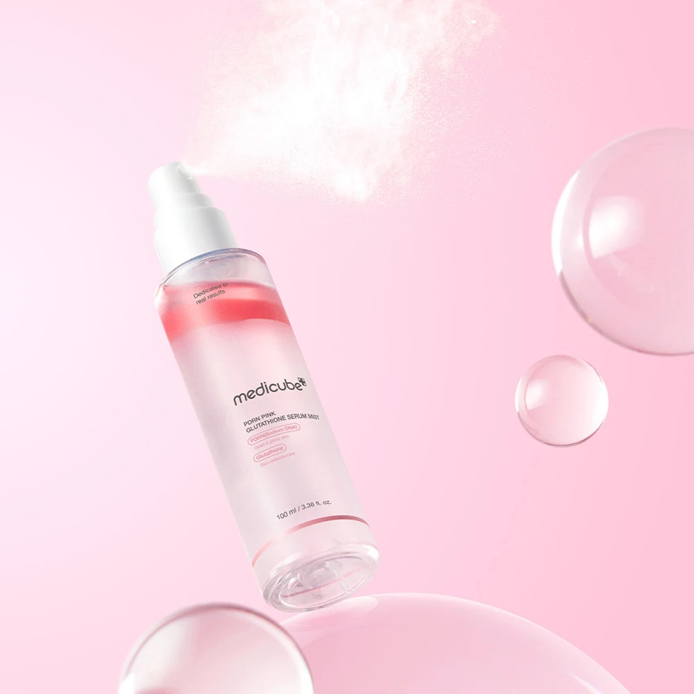 MEDICUBE PDRN Pink Ser facial spray Glutathione - Hidratare intensa si stralucire naturala, 100 ml