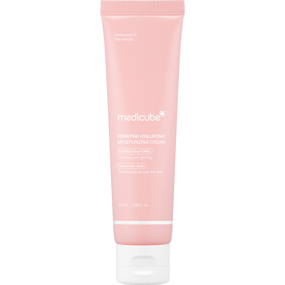 MEDICUBE PDRN Pink Hyaluronic Moisturizing Crema de fata - hidratare si uniformizare, 50 ml