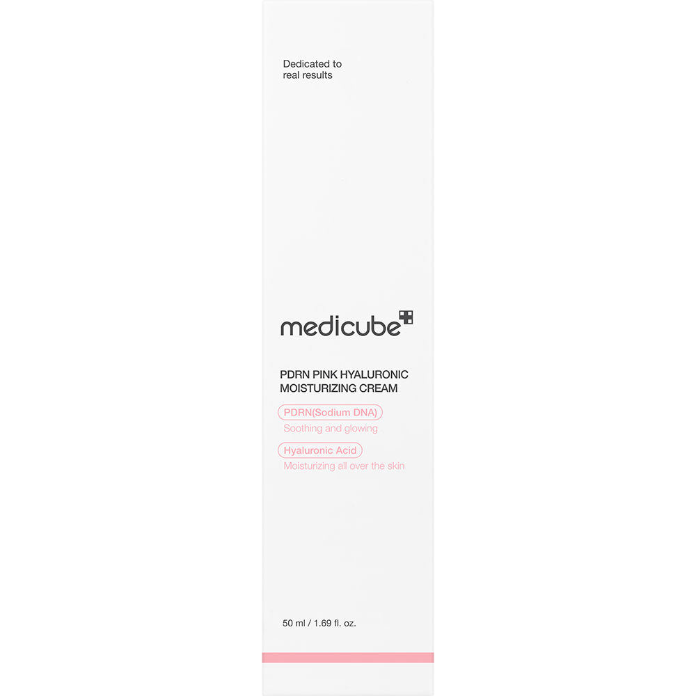 MEDICUBE PDRN Pink Hyaluronic Moisturizing Crema de fata - hidratare si uniformizare, 50 ml