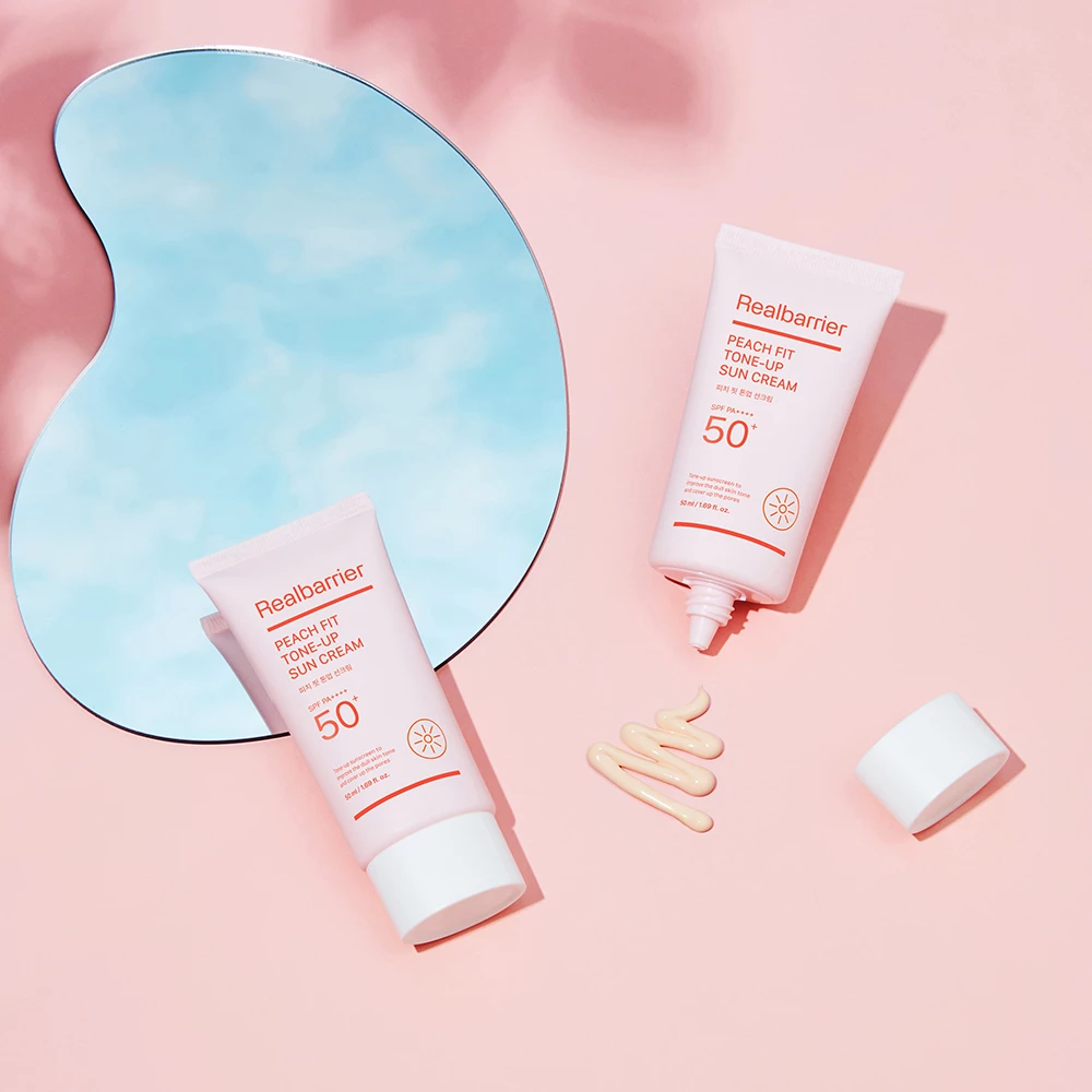 Peach Fit Tone Up Sun Cream Crema de fata SPF 50+ PA++++ 50 ml