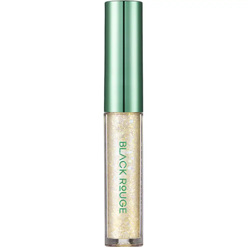 BLACK ROUGE Pearlvely I Glitter Fard de Pleoape G01 Sweet Sweet Honey - Gel Sclipitor pentru Ochi cu Stralucire Intensa si Aplicare Precisa, 4.5g