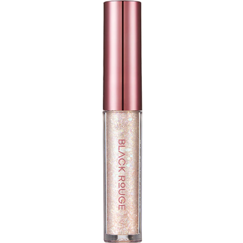 BLACK ROUGE Pearlvely I Glitter Fard de Pleoape G02 Candy Star - Gel luminos pentru stralucire intensa si aplicare precisa, 5g