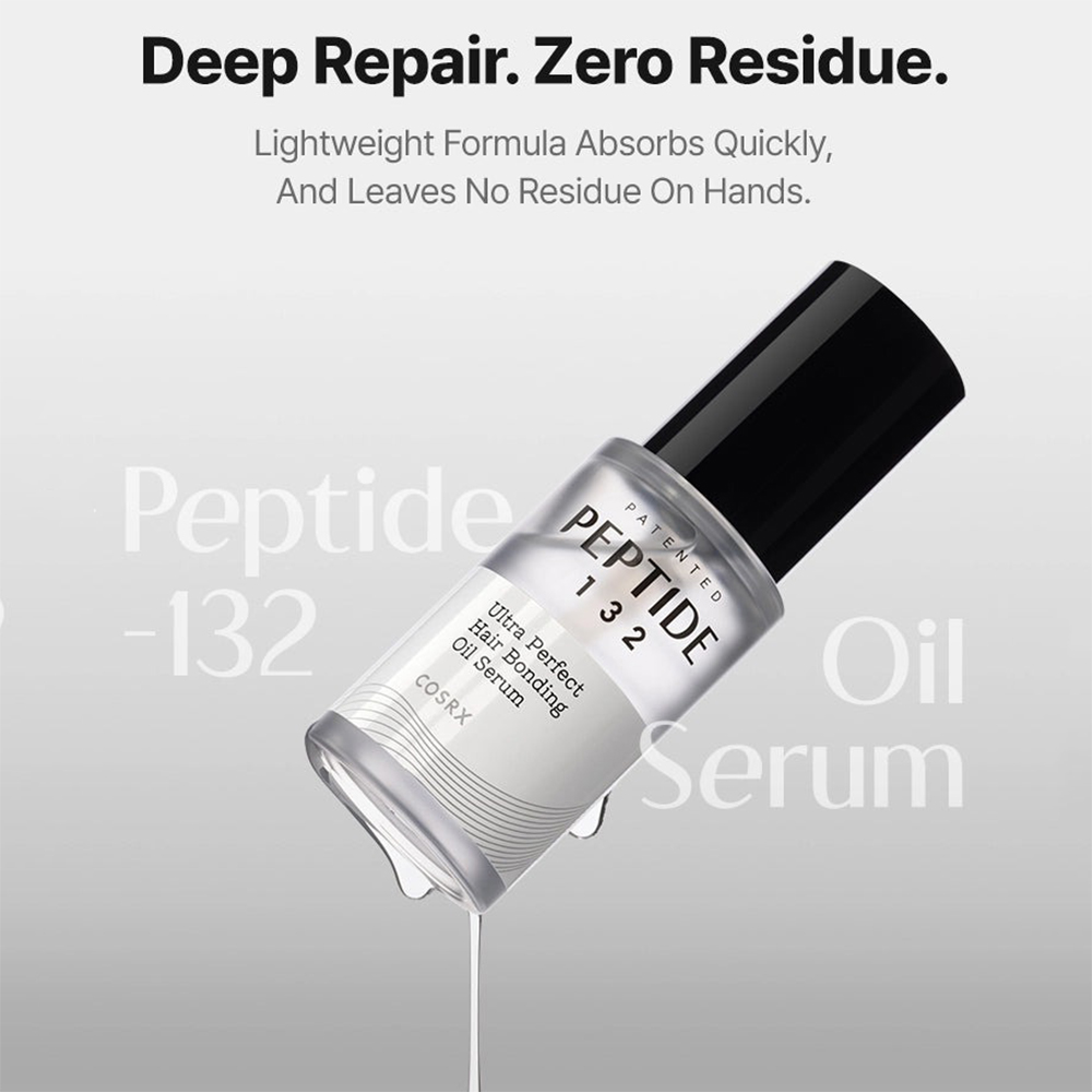 COSRX Peptide 132 Ultra Perfect Hair Bonding Oil Serum ser de par - hidratare si protectie, 28 ml