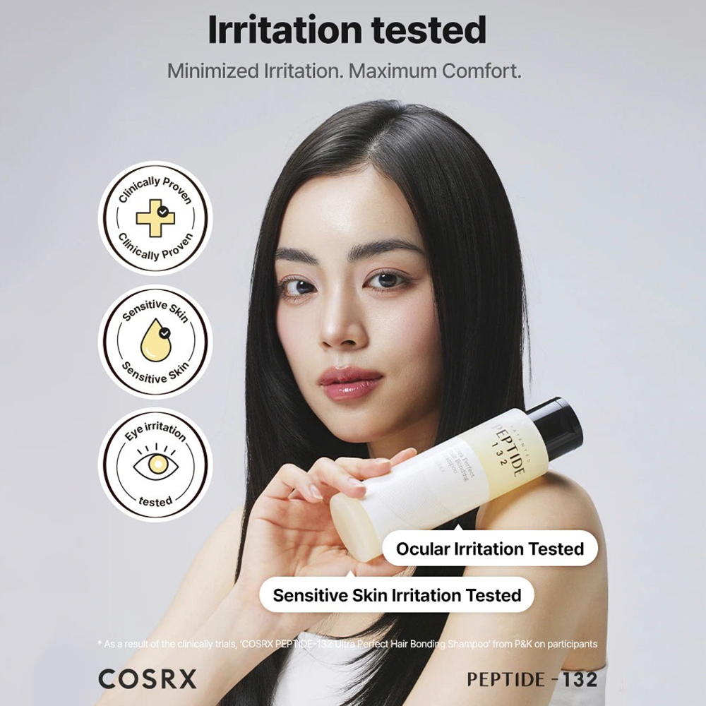 COSRX Peptide 132 Ultra Perfect Hair Bonding Shampoo sampon - rezistenta si hidratare, 200 ml