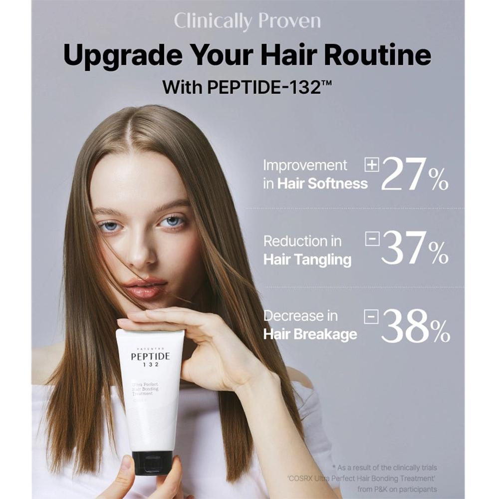 COSRX Peptide 132 Ultra Perfect Hair Bonding Treatment masca de par - rezistenta si hidratare, 120 ml