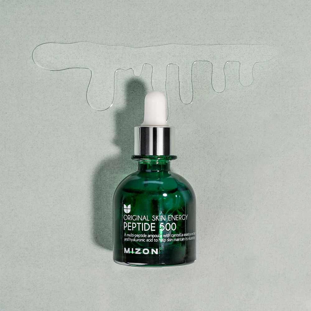 Mizon Peptide 500 – Ser antirid cu 9 peptide și acid hialuronic pentru fermitate și hidratare 30 ml
