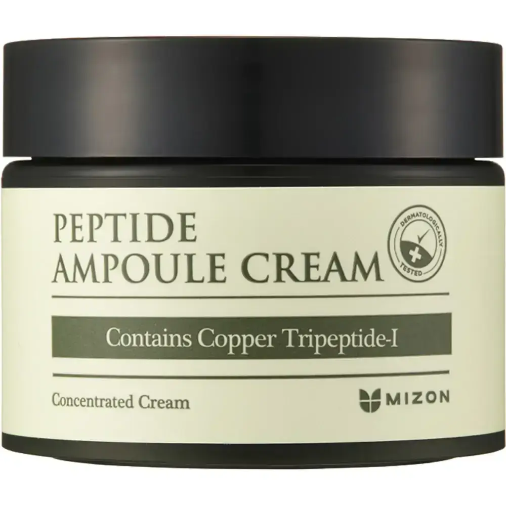 Mizon Peptide Ampoule Crema pentru fata - Fermitate si Hidratare cu Peptide si Adenozina, Redefineste Conturul Facial, 50ml