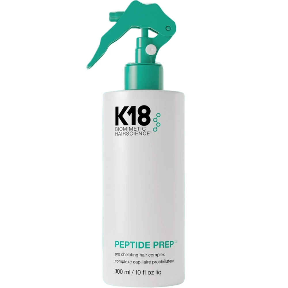 K18 Peptide Prep Spray Chelator pentru Par - Demineralizare Intensiva si Stralucire Vibranta, 300 ml