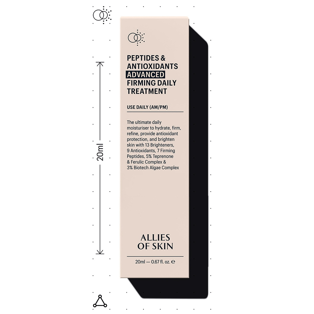 ALLIES OF SKIN Peptides and Antioxidants Advanced - crema de fata formulata cu peptide si antioxidanti, care contribuie la hidratare si la metinerea protectiei antioxidante - 20 ml