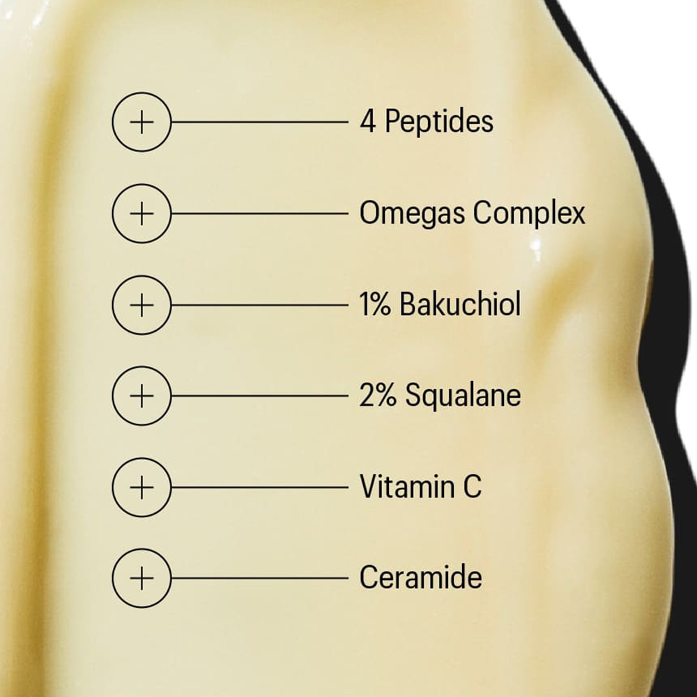 ALLIES OF SKIN Peptides and Omegas Firming - crema contur ochi formulata cu Matrixyl si Bakuchiol, care contribuie la fermitatea zonei ochilor si la imbunatatirea aspectului liniilor fine, picioarelor de gasca, ridurilor din coltul interior si liniilor de deshidratare - 15 ml