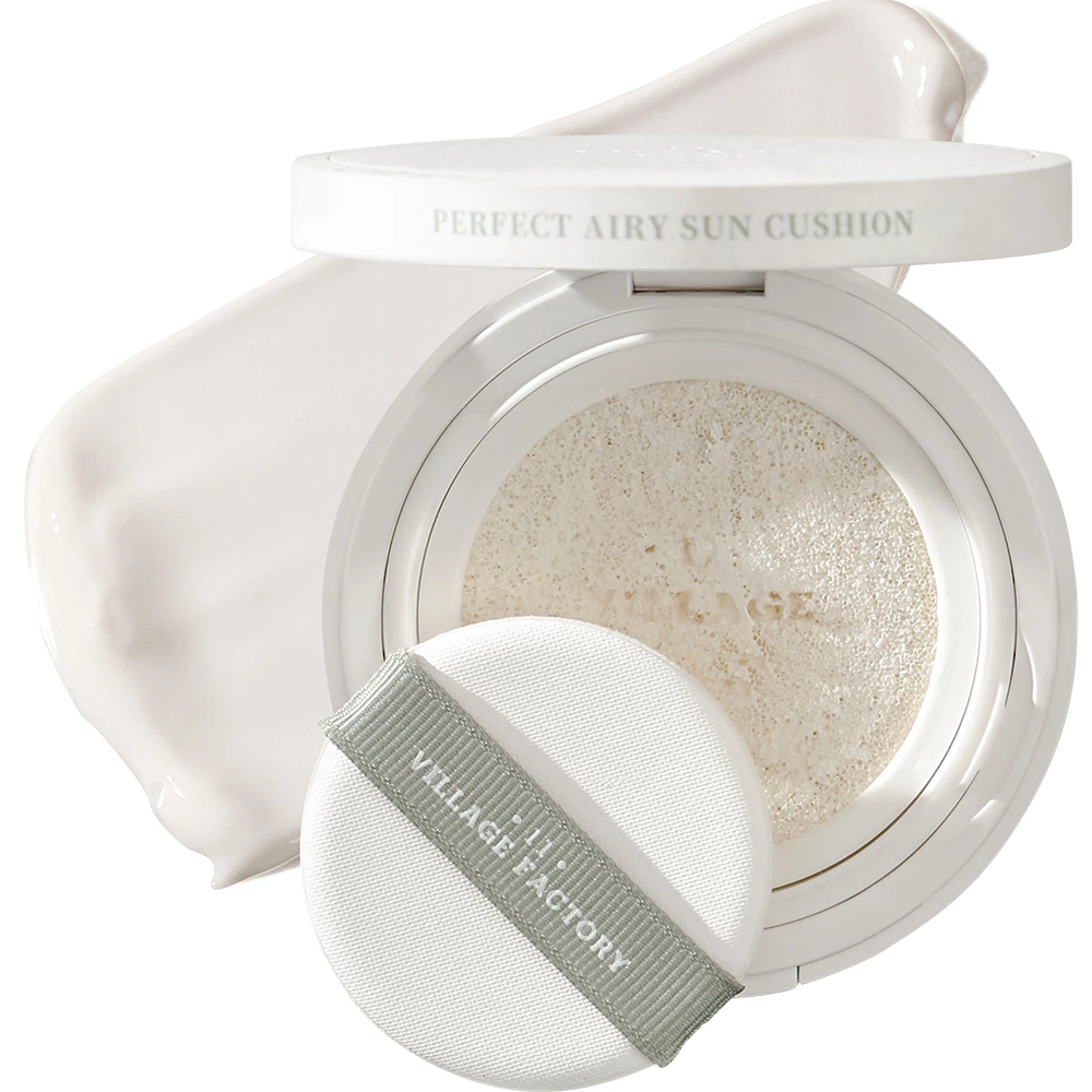 VILLAGE 11 FACTORY Perfect Airy Crema Cushion pentru Fata Natural Glow - Protectie UV si Hidratare Intensiva, 14 gr