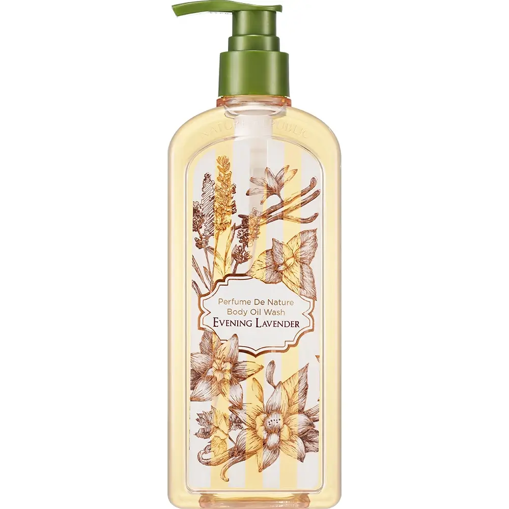 NATURE REPUBLIC Perfume De Nature Ulei de dus Evening Lavender - hidratare si relaxare cu lavanda, 345 ml