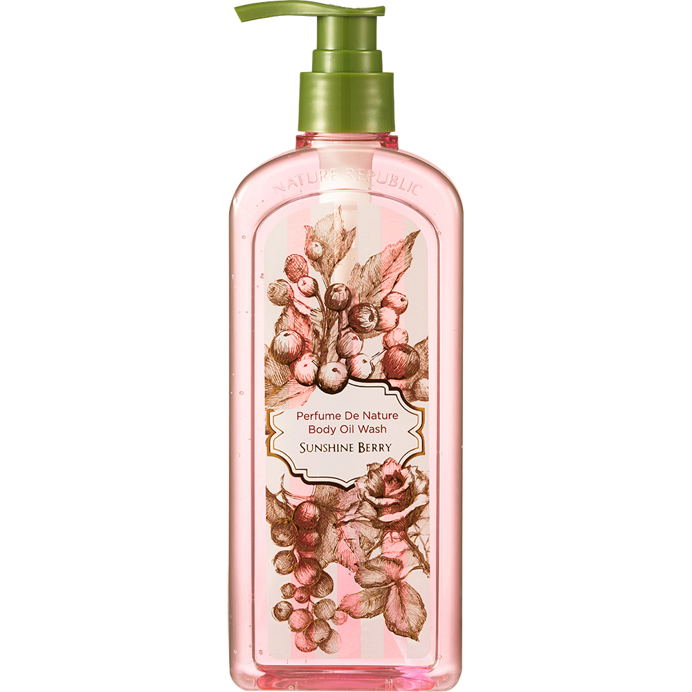 Perfume De Nature Body Oil Wash Sunshine Berry Ulei de dus hidratant 345 ml