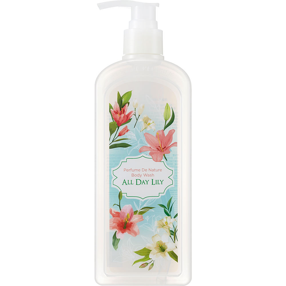 Perfume De Nature Body Wash All Day Lily Gel de dus hidratant 345 ml