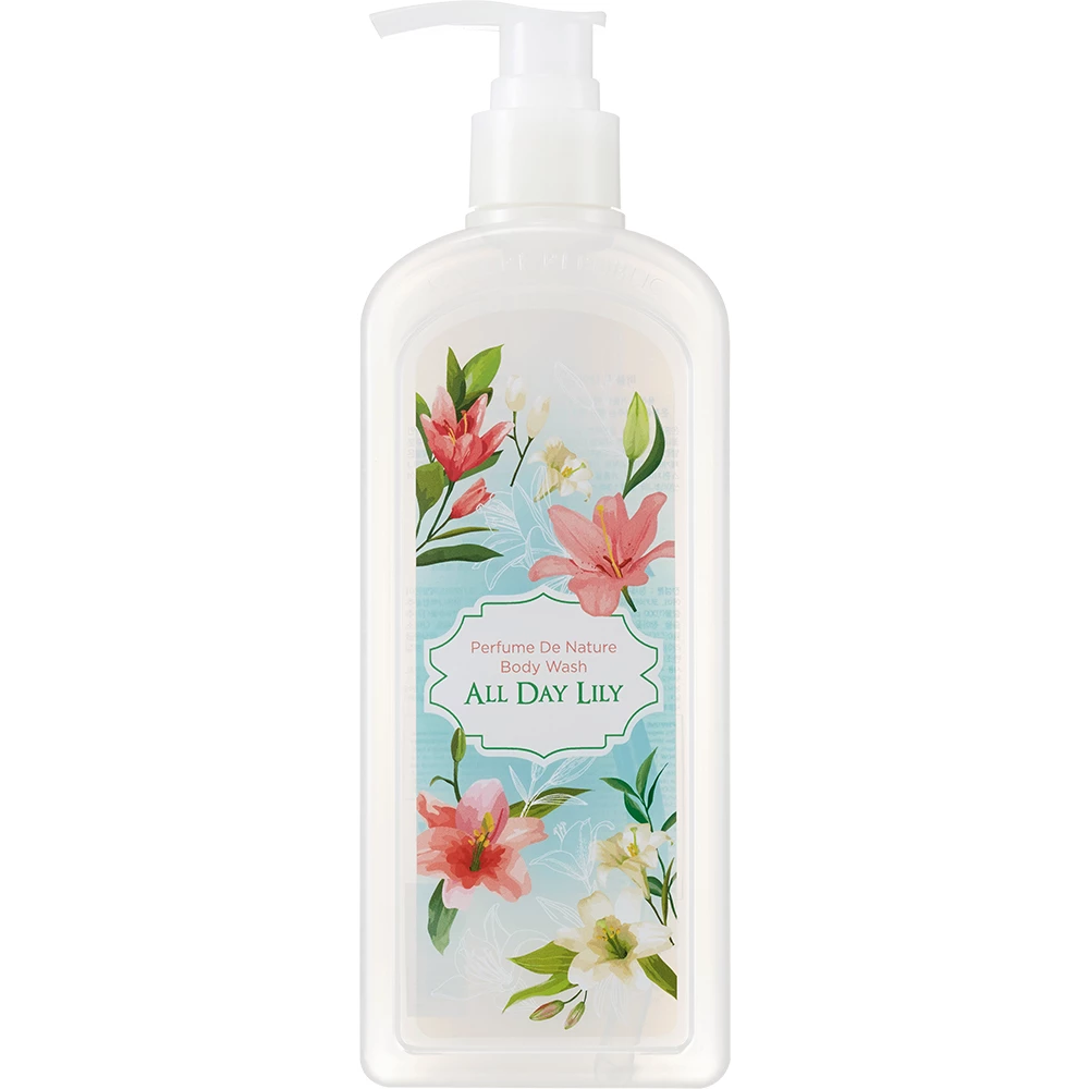 ​Nature Republic Perfume De Nature Body Wash All Day Lily – Gel de duș hidratant 345 ml​