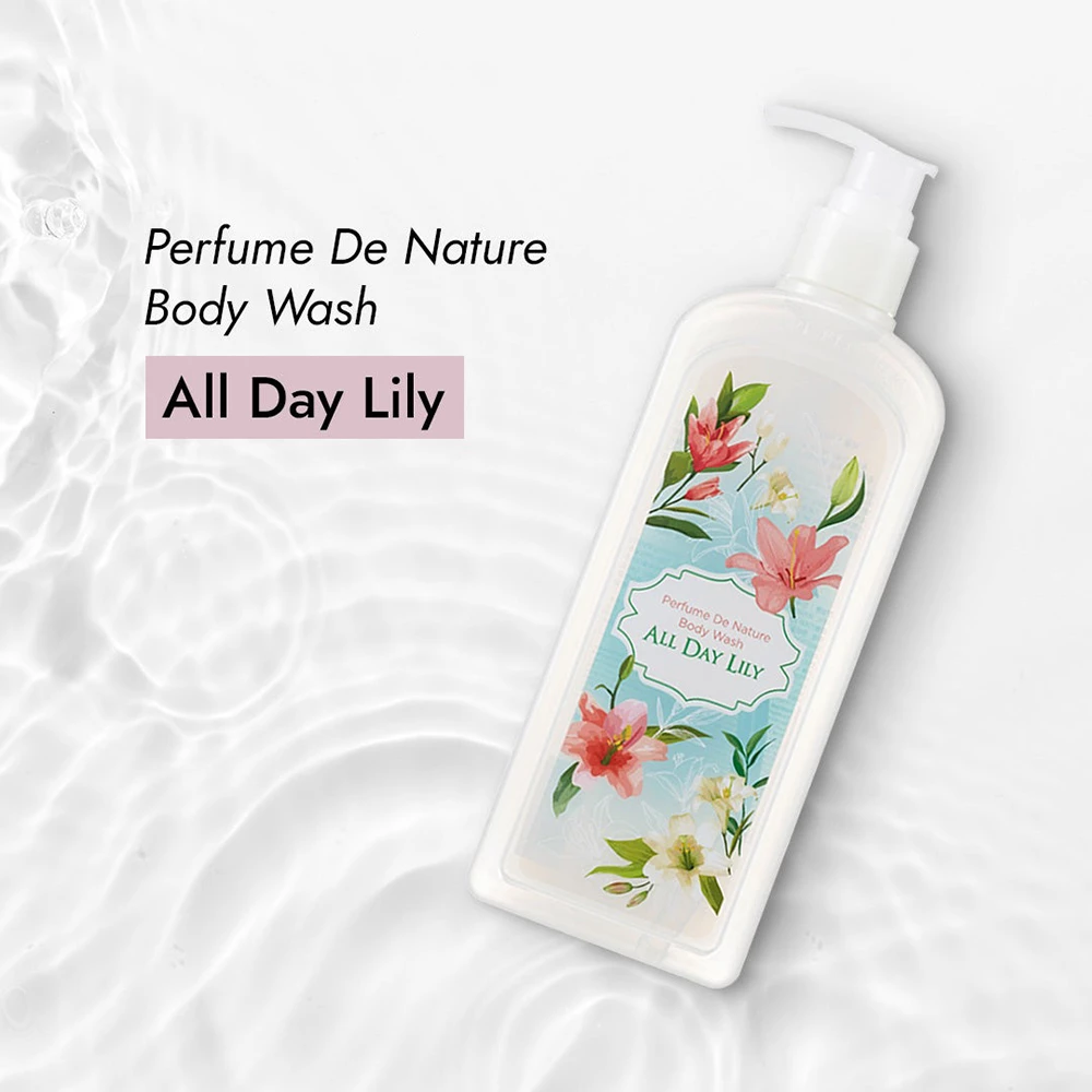 ​Nature Republic Perfume De Nature Body Wash All Day Lily – Gel de duș hidratant 345 ml​