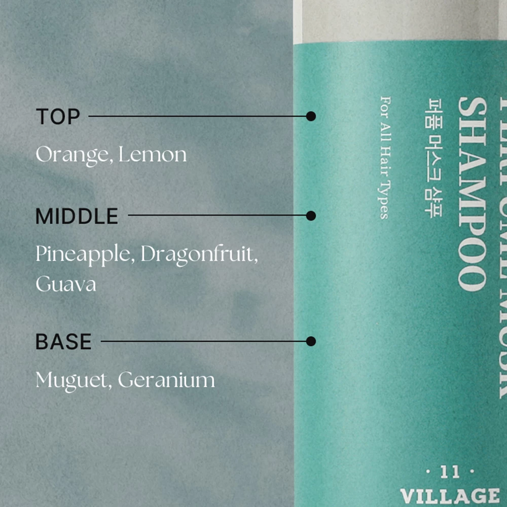 VILLAGE 11 FACTORY Perfume Musk Shampoo Sampon - hidratare si curatare, 500 gr