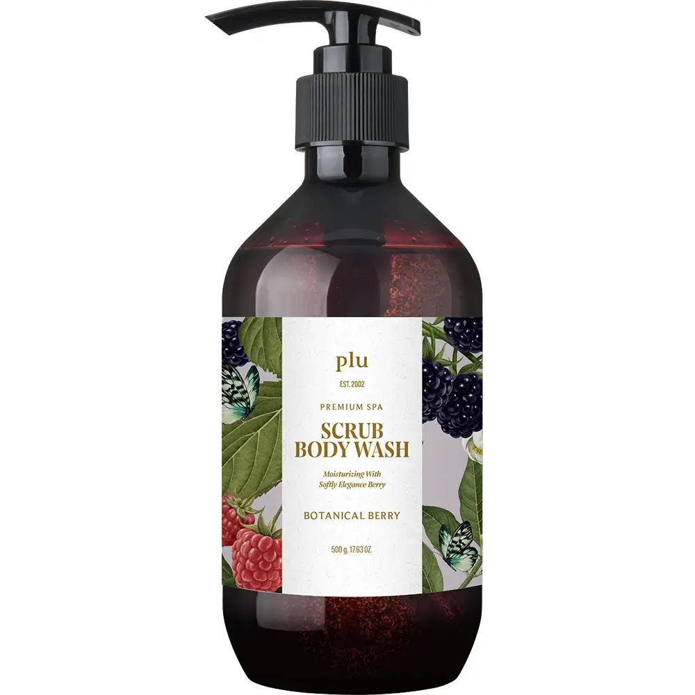PLU Perfumed Spa Gel de Dus Exfoliant Botanical Berry - Exfoliere Delicata si Hidratare Intensiva, 500 gr