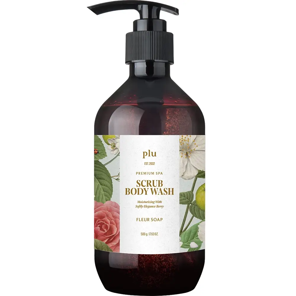 PLU Perfumed Spa Gel de Dus Exfoliant Fleur Soap - Exfoliere Delicata si Hidratare Intensa, 500 gr