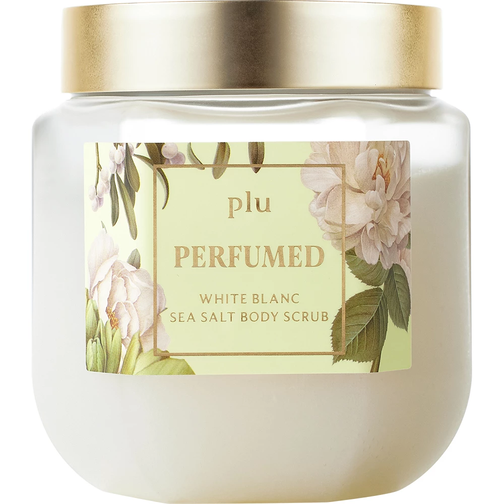 PLU Perfumed White Blanc Exfoliant de Corp cu Sare de Mare - Exfoliere Delicata si Hidratare Intensa, 500 gr