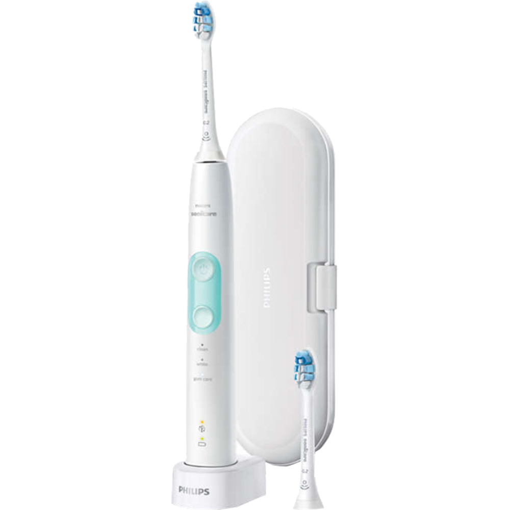 Periuta De Dinti Electrica HX6857/30 Toothbrush Sonicare Protective Clean, 62.000 RPM, 3 Moduri De Curatare, Mint White Alb