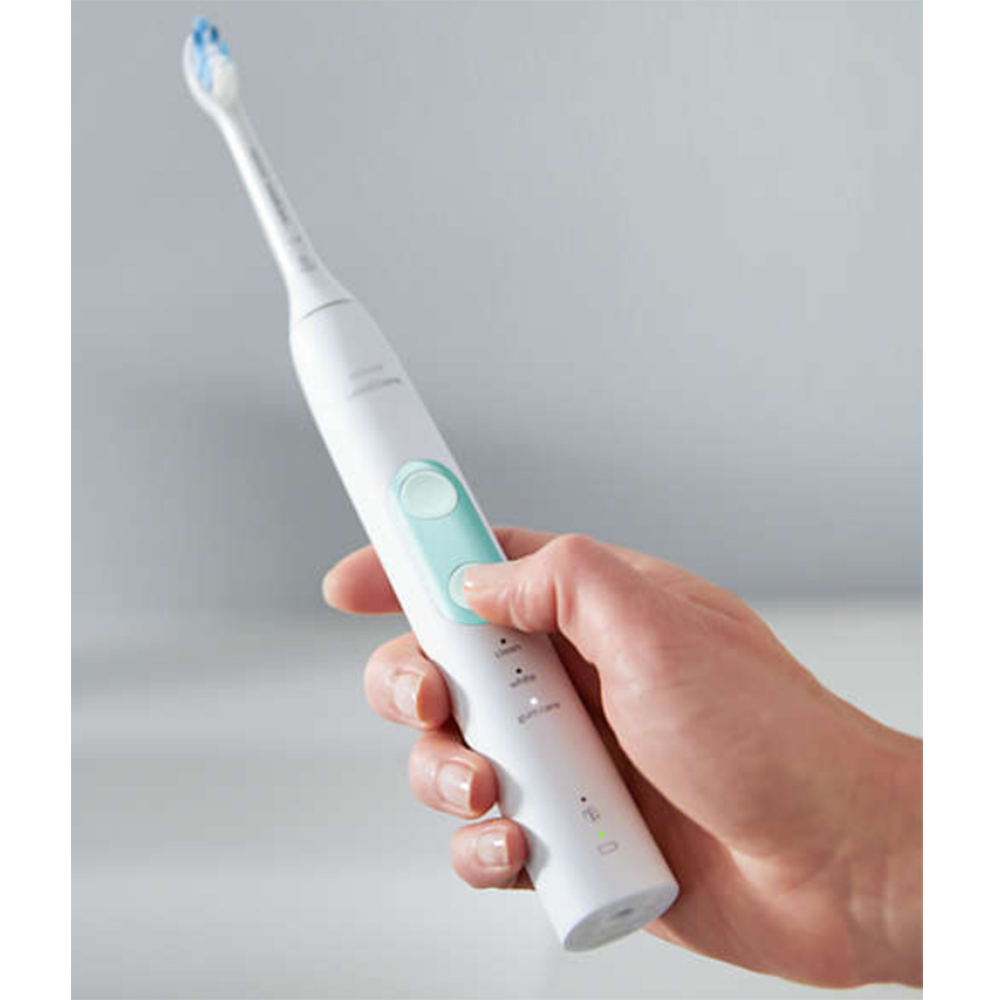 Periuta De Dinti Electrica HX6857/30 Toothbrush Sonicare Protective Clean, 62.000 RPM, 3 Moduri De Curatare, Mint White Alb