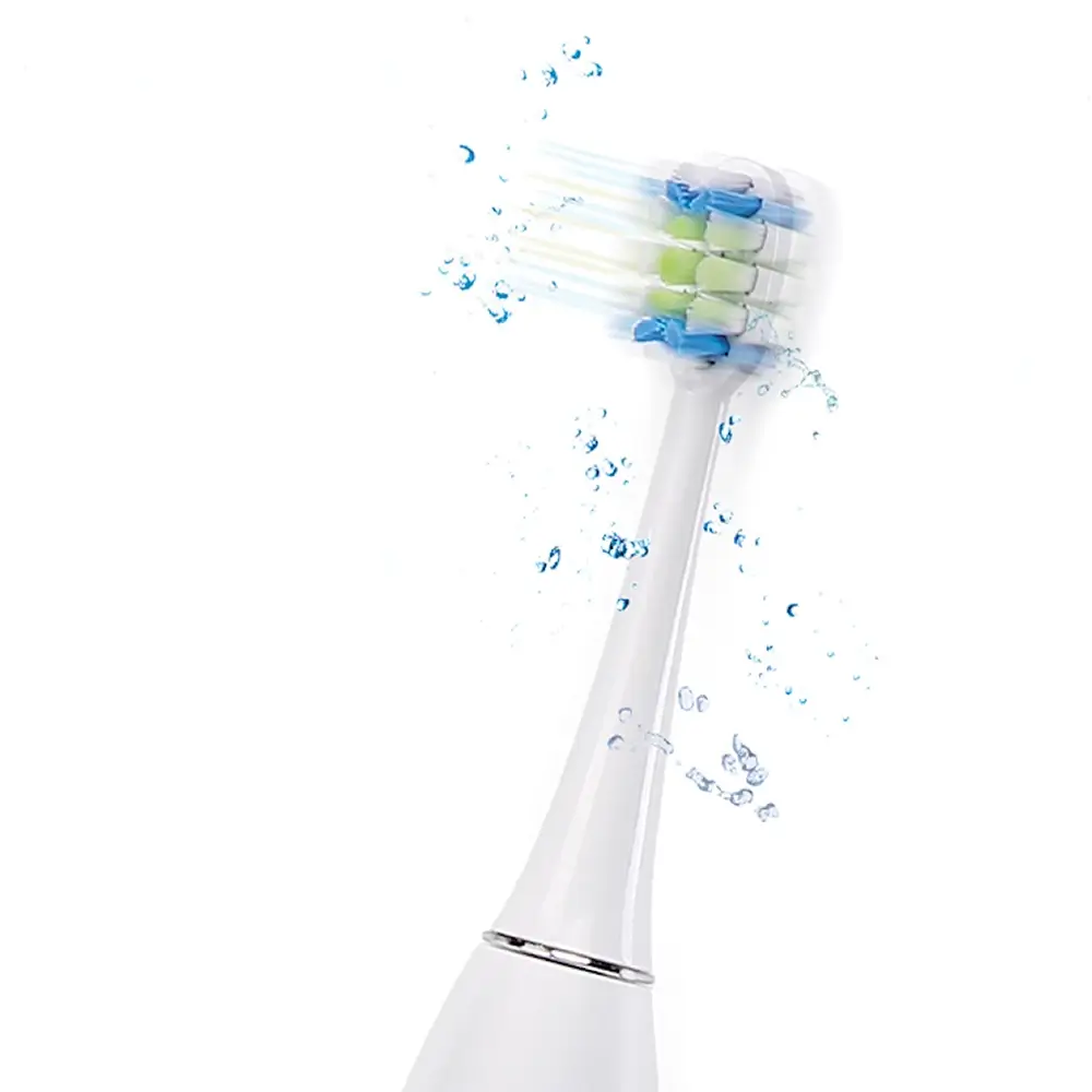 AQUAPICK AQ-120 Periuta de Dinti Electrica Sonica cu 3 moduri de curatare si design ergonomic, ideala pentru pentru ingrijirea profesionala a dintilor si gingiilor, culoare Alb