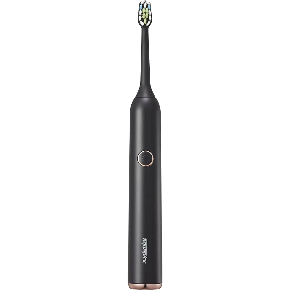 Aquapick AQ-102 Periuță de Dinți Electrică Sonică – Ideală pentru Copii și Adulți, Nr. 1 în Coreea și Japonia, culoare negru