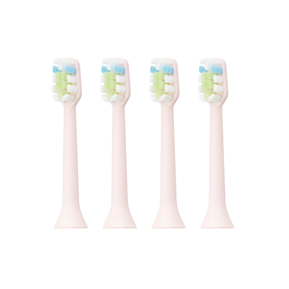 Aquapick Rezervă Periuță de Dinți Compatibilă AQ-102 – 4 Bucăți, culoare roz
