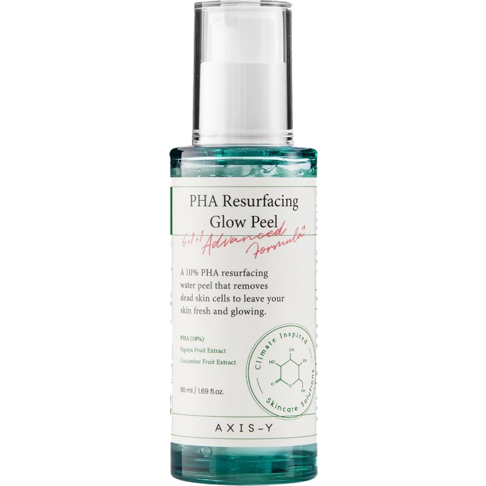 AXIS-Y 6+1+1 Gel exfoliant facial PHA Glow - Exfoliere blanda si stralucire ten, 50 ml
