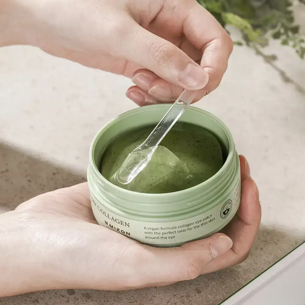 Mizon Phyto Plump Collagen Benzi hidrogel pentru ochi - Hidratare intensa si efect calmant, fermitate vizibila, 60buc