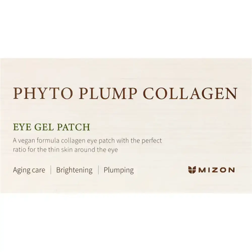 Mizon Phyto Plump Collagen Benzi hidrogel pentru ochi - Hidratare intensa si efect calmant, fermitate vizibila, 60buc