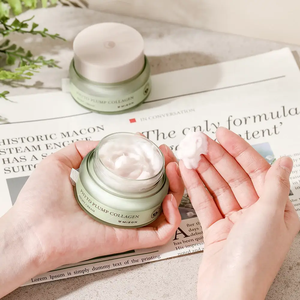 Mizon Phyto Plump Collagen Crema de Noapte - Hidratare Intensa si Fermitate Vegana, 50 ml