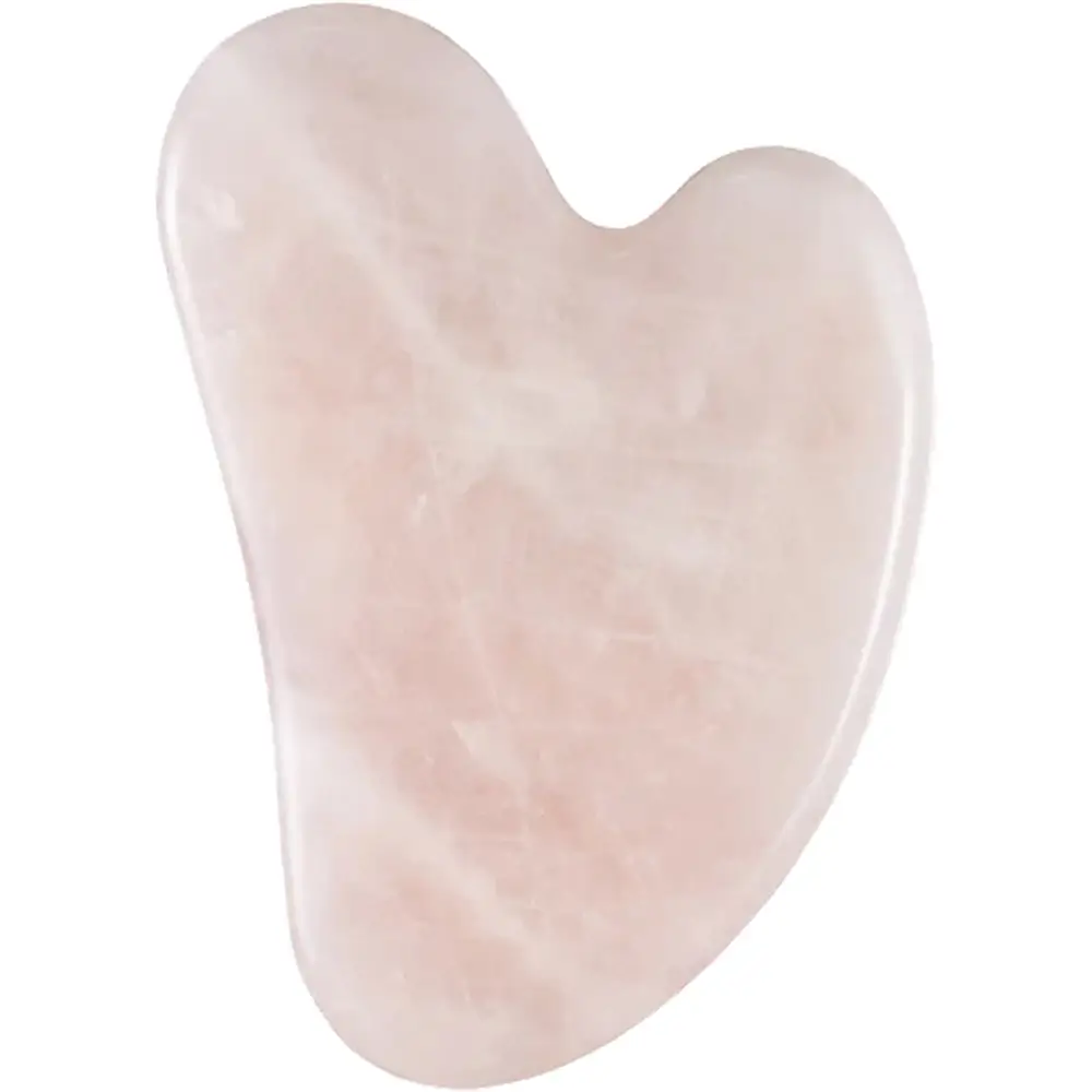 Piatra Pentru masaj Facial Quartz Gua Sha Roz