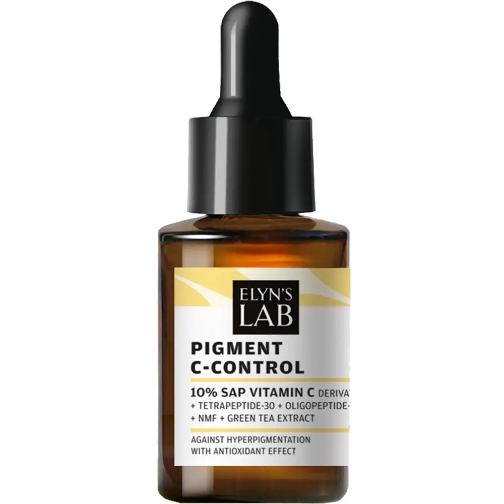 ELYN'S LAB Pigment C-Control Ser pentru fata 10% SAP - Iluminare si Hidratare Intensiva cu Vitamina C, 30 ml