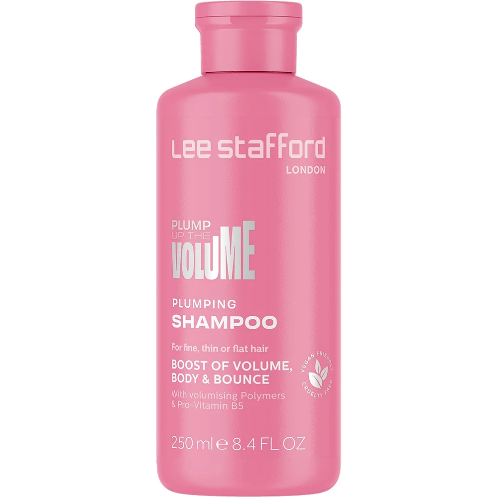 Lee Stafford Plump Up The Volume Sampon pentru Volum si Hidratare 250 ml - Curatare delicata si stralucire naturala, 250 ml