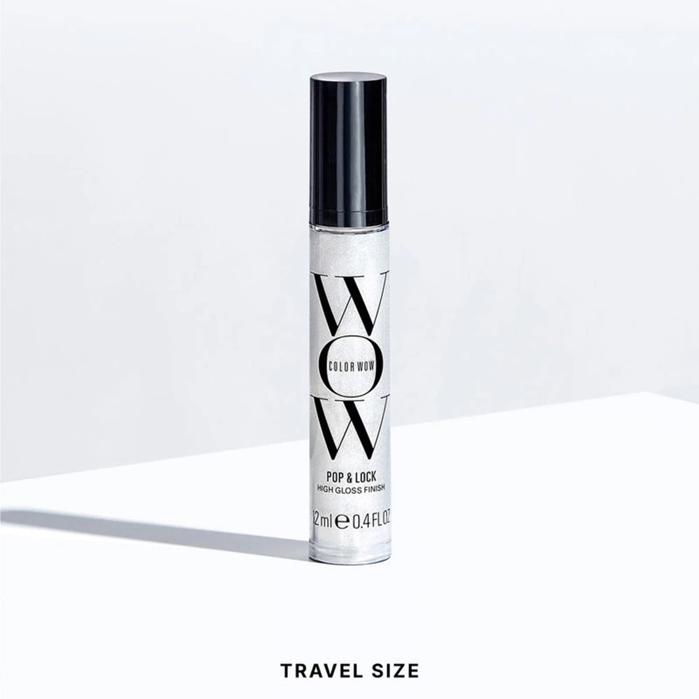 COLOR WOW Pop and Lock Ser pentru Par High Gloss Finish - Stralucire Intensa si Protectie UV, 12 ml