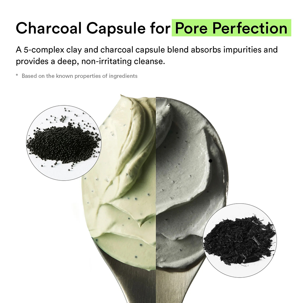 Pore Clay Pack Cleanser Heartleaf Charcoal Foam Spuma de curatare 120 ml