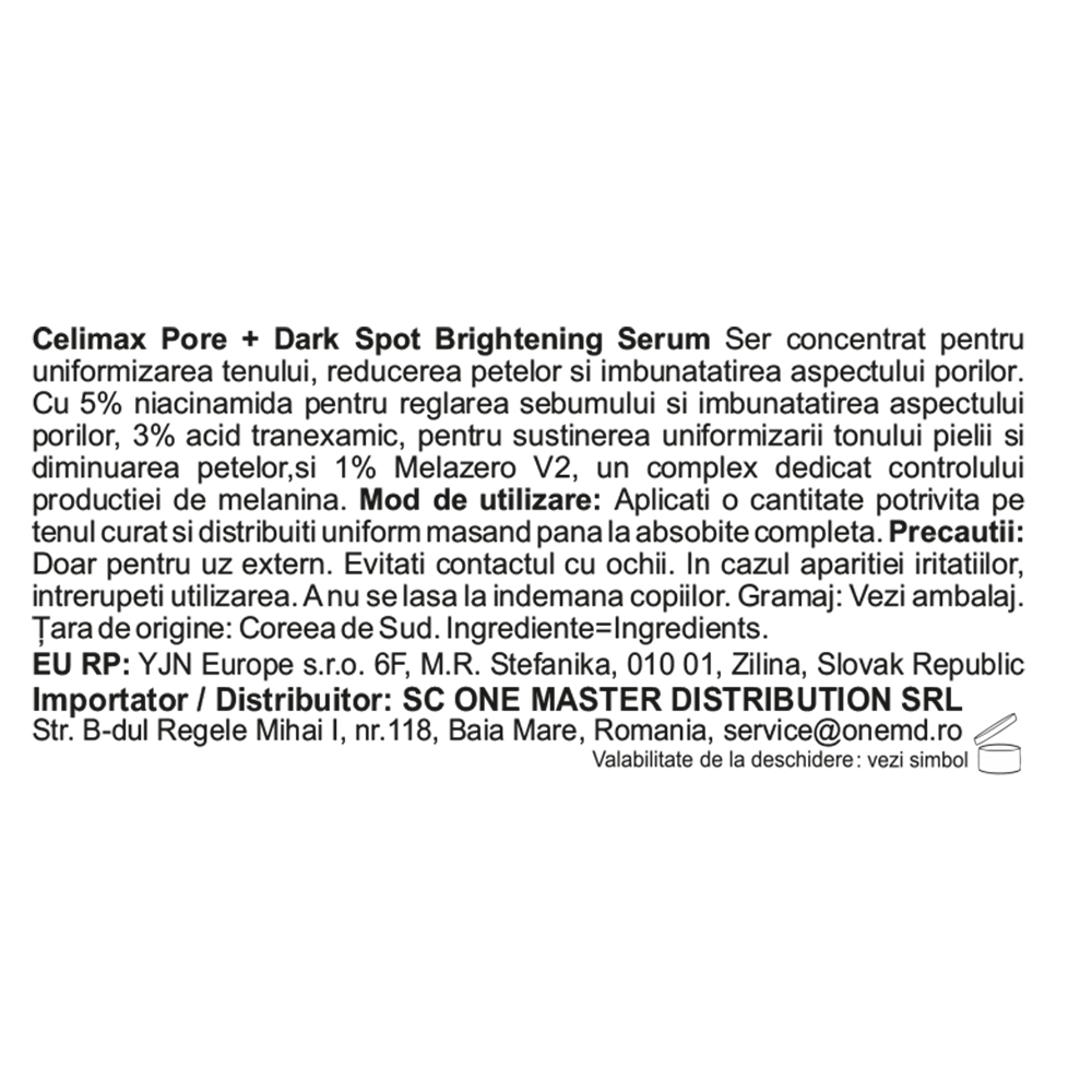 Pore+Dark Spot Brightening Serum Ser de fata 30 ml