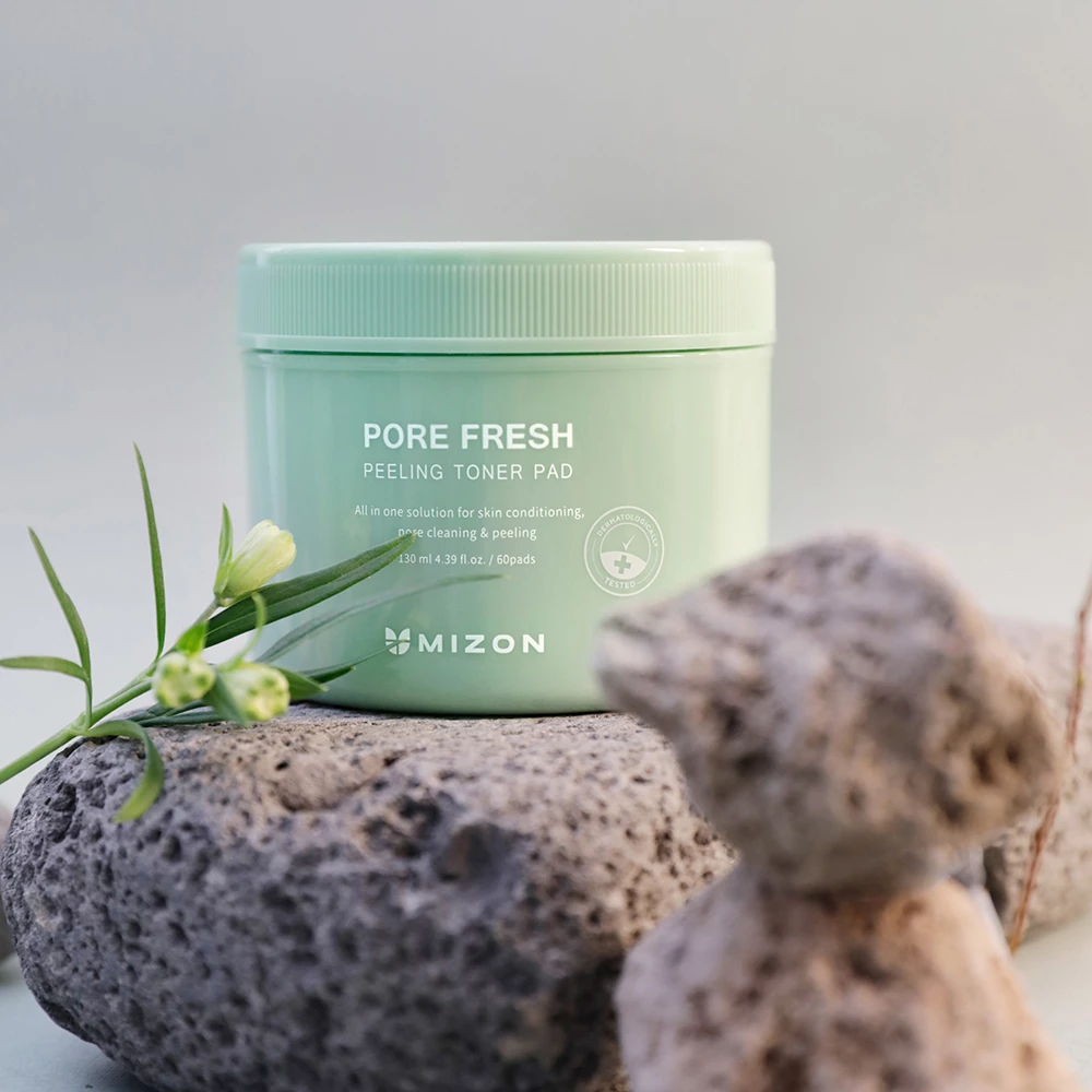 MIZON Pore Fresh Dischete Toner Exfoliante - Curatare Porilor si Hidratare, 130 ml