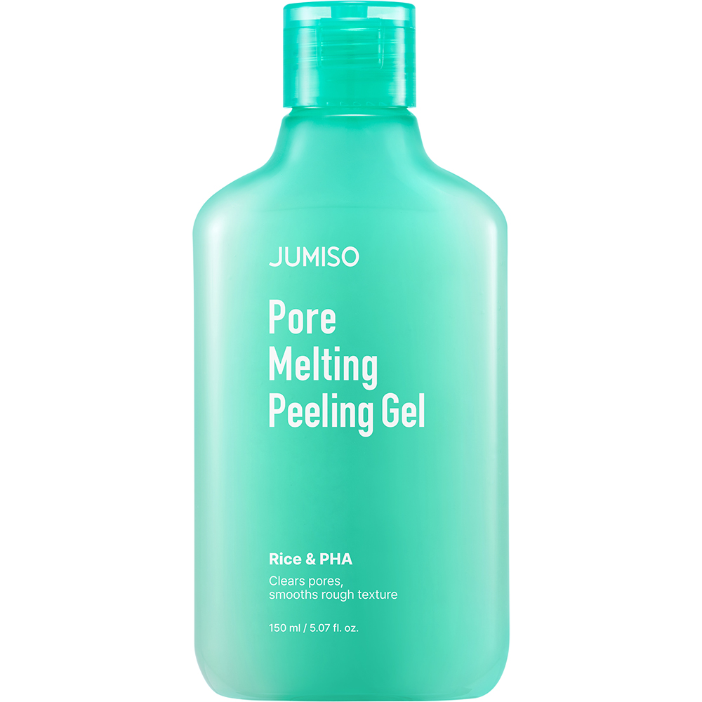 JUMISO Pore Melting Peeling Gel 150 ml - Exfoliant formulat cu gluconolactona si pudra fina de orez, care contribuie la indepartarea impuritatilor si a excesului de sebum si la mentinerea confortului pielii dupa exfoliere