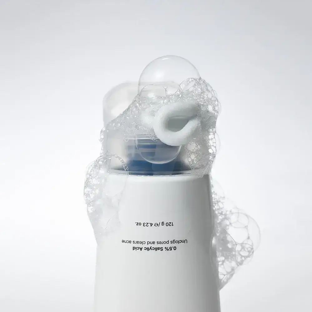 JUMISO Pore Purifying Foaming Cleanser Renew Spuma de Curatare cu Acid Salicilic 0.5% - Anti Puncte Negre si Porii Dilatati, 120 ml