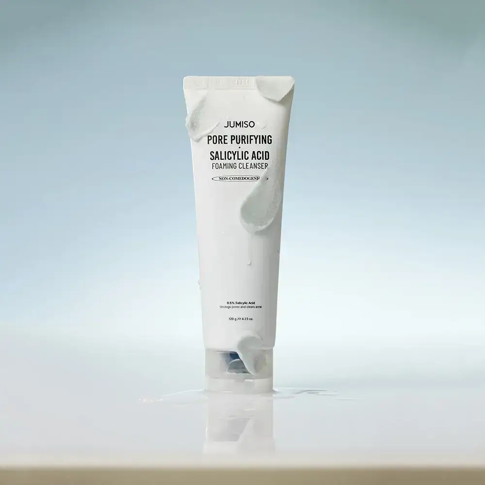 JUMISO Pore Purifying Foaming Cleanser Renew Spuma de Curatare cu Acid Salicilic 0.5% - Anti Puncte Negre si Porii Dilatati, 120 ml