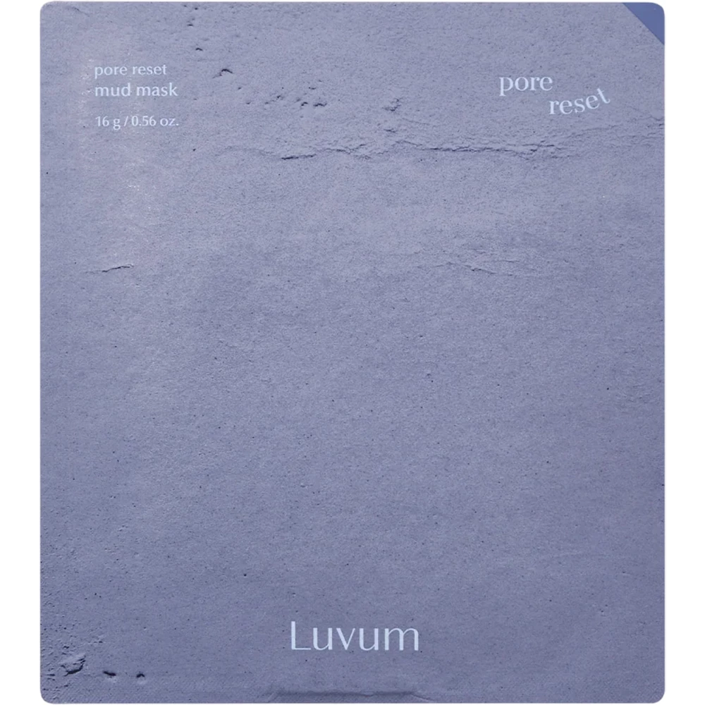 LUVUM Pore Reset Mud Masca de fata - Curatare profunda si exfoliere delicata, 16 gr