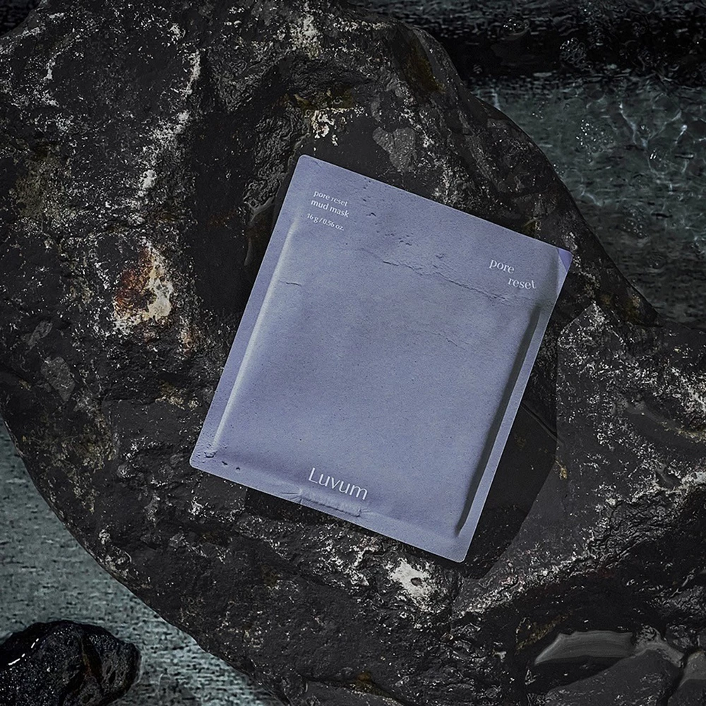 LUVUM Pore Reset Mud Masca de fata - Curatare profunda si exfoliere delicata, 16 gr