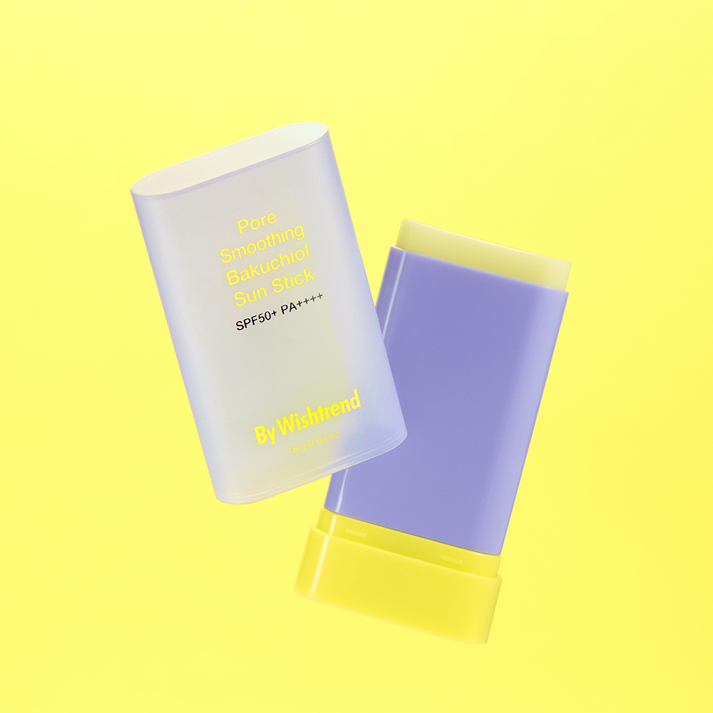 By Wishtrend Pore Smoothing Bakuchiol Sun Stick SPF50+ PA++++ 18 gr - stick pentru fata formulat cu bakuchiol si niacinamida, care contribuie la protectia pielii de razele UV si la imbunatatirea texturii pielii, Daily