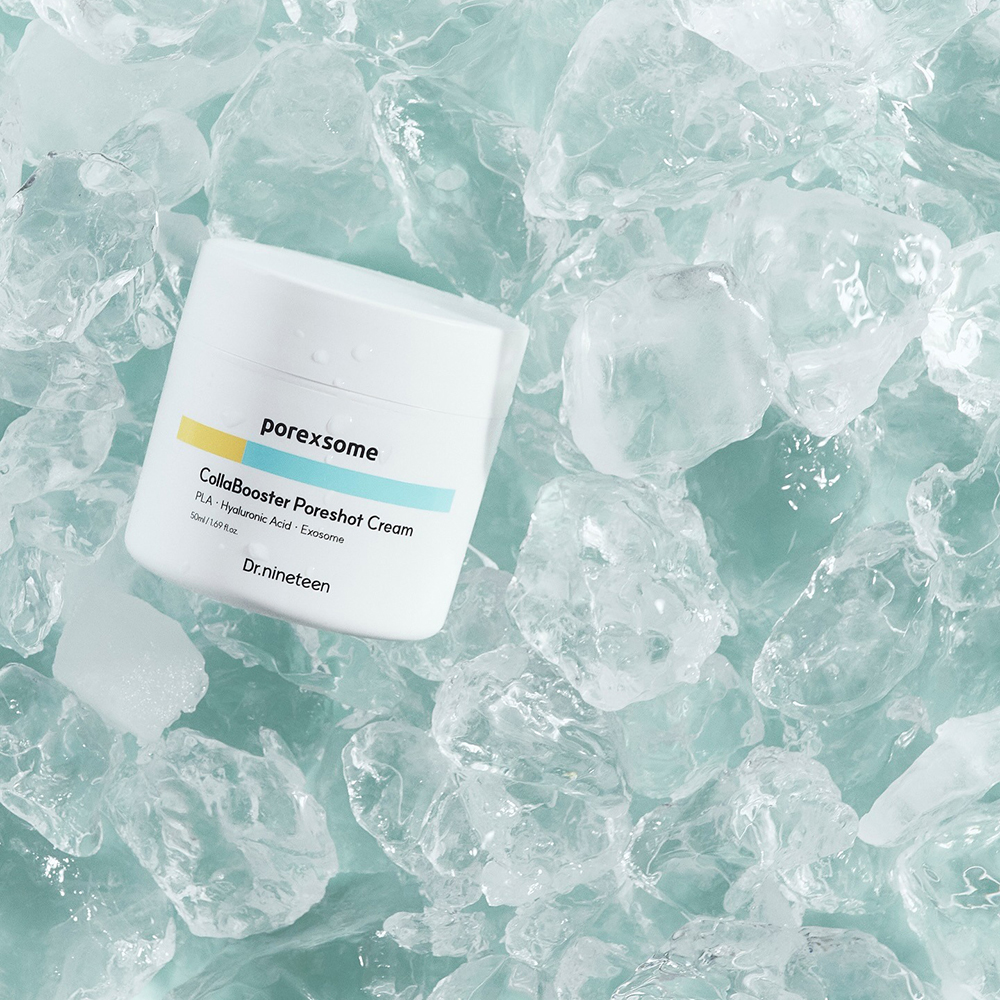DR.NINETEEN PoreXsome Collabooster Poreshot Cream 50 ml - Crema de fata formulata cu PLA si acid hialuronic, care contribuie la diminuarea aspectului porilor dilatati si la metinerea hidratarii