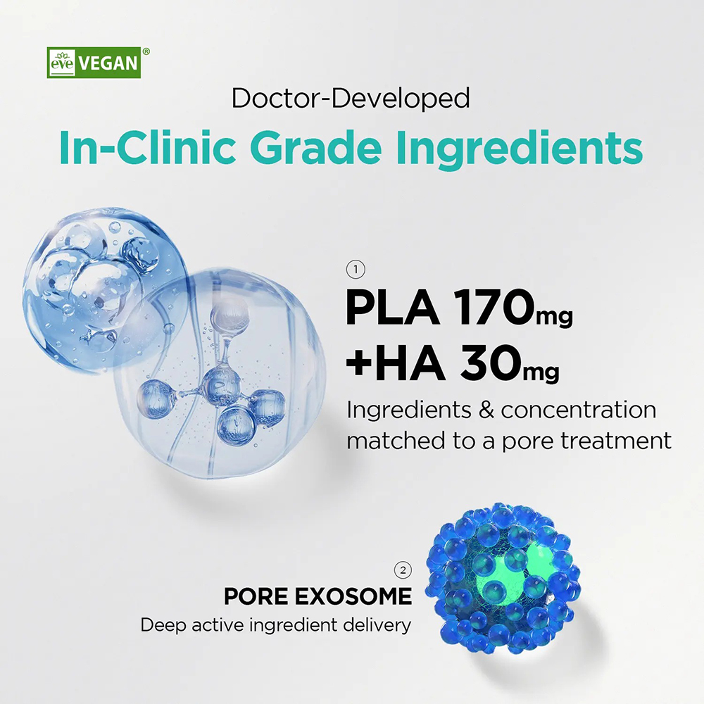 DR.NINETEEN PoreXsome Collabooster Poreshot Cream 50 ml - Crema de fata formulata cu PLA si acid hialuronic, care contribuie la diminuarea aspectului porilor dilatati si la metinerea hidratarii